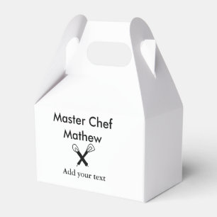 Caixinha De Lembrancinhas Master chef cozinha padaria cozinheira adiciona te