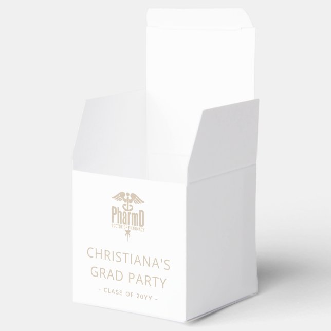 Caixinha De Lembrancinhas Medicamento Personalizado PharmD Médico de Festas  (Aberto)