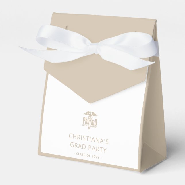 Caixinha De Lembrancinhas Medicamento Personalizado PharmD Médico de Festas  (Frente)