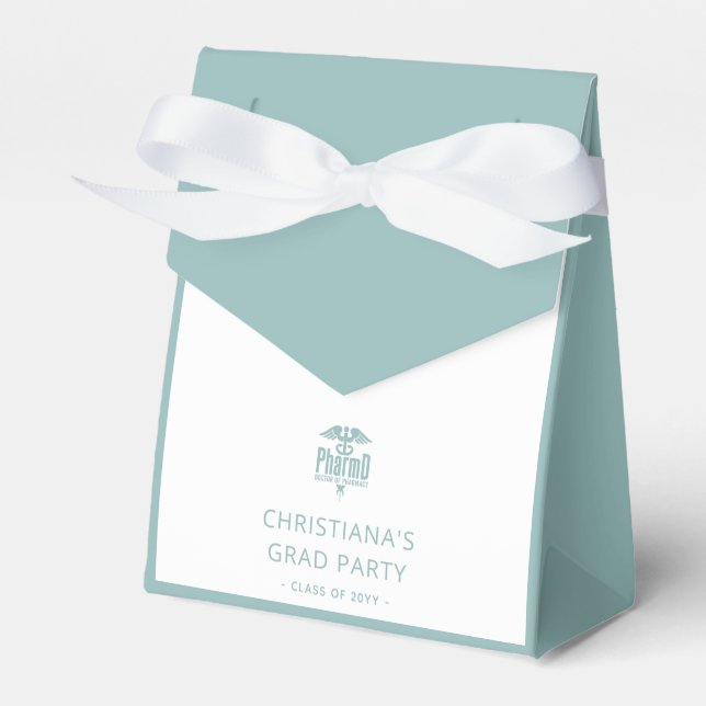 Caixinha De Lembrancinhas Medicamento Personalizado PharmD Médico de Festas  (Frente)