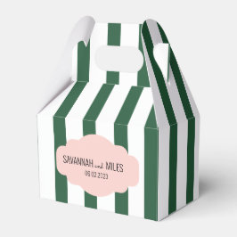 Caixinha De Lembrancinhas Meio século Cabana Stripes Beach Wedding