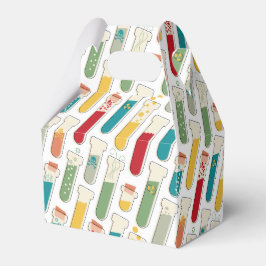 Caixinha De Lembrancinhas Meio século Moderno de Teste de Química - Tiras do