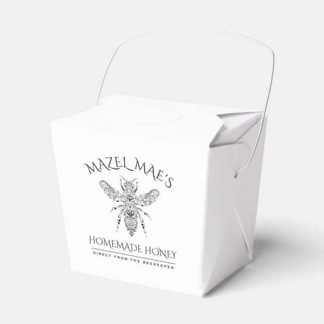 Caixinha De Lembrancinhas Mel caseiro personalizado (Frente)