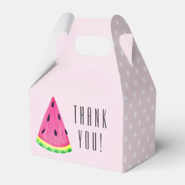 Caixinha De Lembrancinhas Melancia Obrigado, Meninas. Aniversário