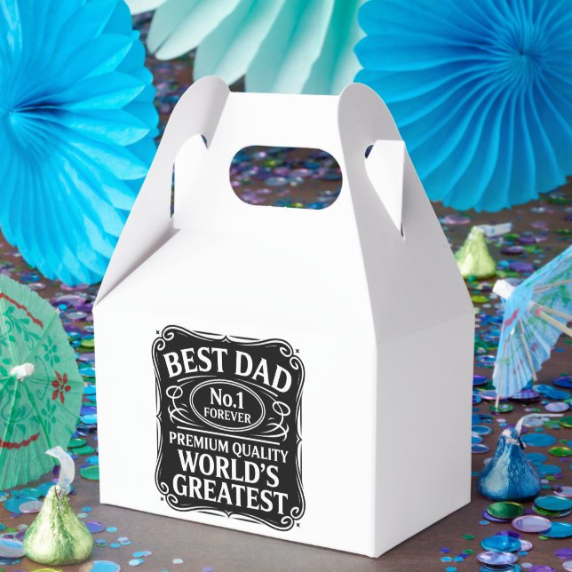 Caixinha De Lembrancinhas Melhor Pai Nunca (Festa)