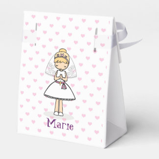 Caixinha De Lembrancinhas Menina Personalizada do Primeiro Dia da Comunhão