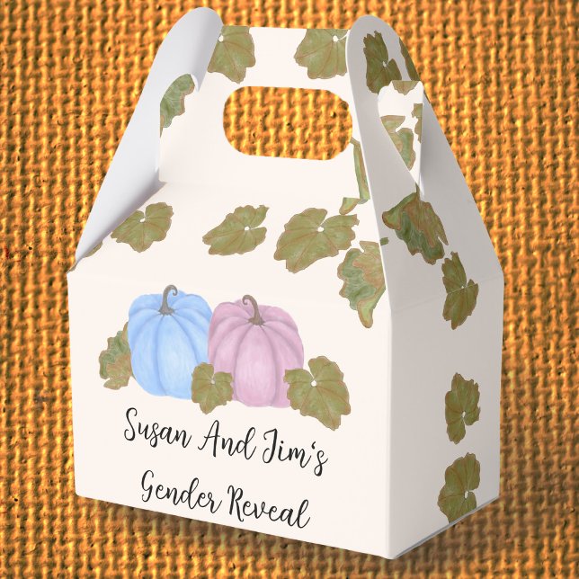 Caixinha De Lembrancinhas Menor Gênero Revela Pequeno Tema da Abóbora (Criador carregado)