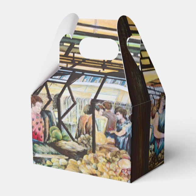 Caixinha De Lembrancinhas Mercado dos agricultores húngaros (Frente)