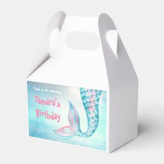 Caixinha De Lembrancinhas Mermaid Bash Birthday
