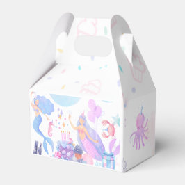 Caixinha De Lembrancinhas Mermaid Birthday