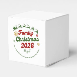 Caixinha De Lembrancinhas Merry Christmas Gift Box