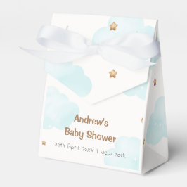 Caixinha De Lembrancinhas Minimalista Moderno Sobre O Chá de fraldas Da Lua