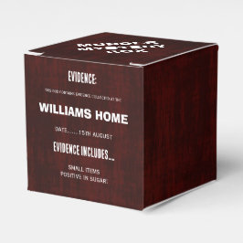 Caixinha De Lembrancinhas Mistério de Assassinato