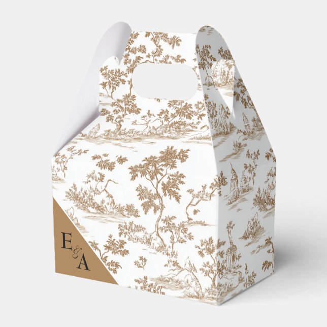 Caixinha De Lembrancinhas Mocha Mousse / Tapete de Cobre, (Frente)