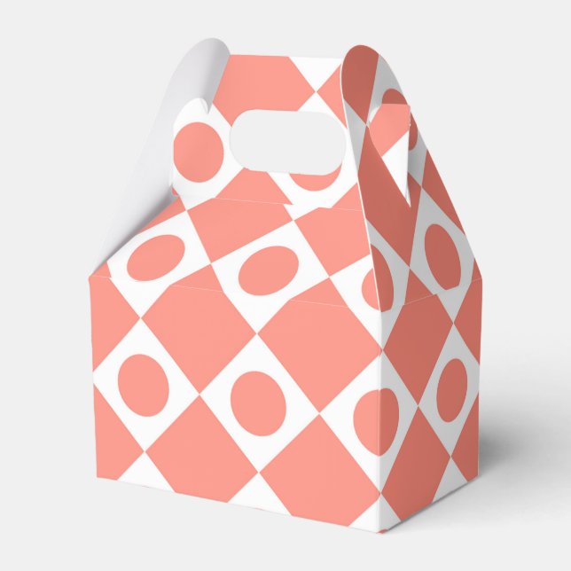Caixinha De Lembrancinhas Mod Retro 60's Cantaloupe (Frente)