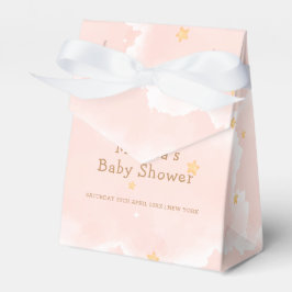 Caixinha De Lembrancinhas Moderno Rosa Estamos No Chá de fraldas Da Nine Gar