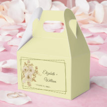 Moldura de Rosa – Casamento Amarelo Celestial
