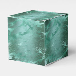 Caixinha De Lembrancinhas Molten Jade | Emerald Green Luxury Marble