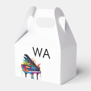 Caixinha De Lembrancinhas Monograma adicione o nome inicial da letra texto m