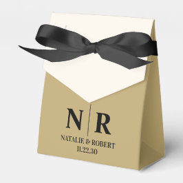 Caixinha De Lembrancinhas Monograma De Casamento, Noite E Iniciais Legais