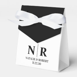 Caixinha De Lembrancinhas Monograma De Casamento, Noite E Iniciais Legais