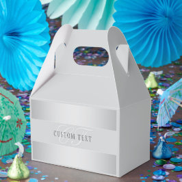 Caixinha De Lembrancinhas Monograma Elegante e Editável de Letra Cursiva | C