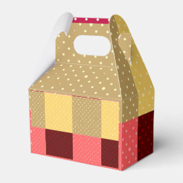 Caixinha De Lembrancinhas Monograma Pontos Coloridos Elegantes
