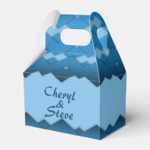 Monograma Zigzag Azul