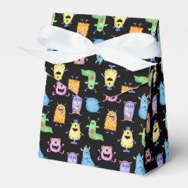 Caixinha De Lembrancinhas Monstros Cons Coloridos