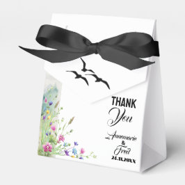 Caixinha De Lembrancinhas Montanha e flor silvestre