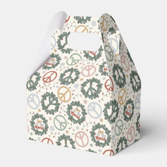 Caixinha De Lembrancinhas Mortes pela paz e alegria ao padrão mundial (Frente)