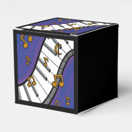 Caixinha De Lembrancinhas Music Themed Favor Box