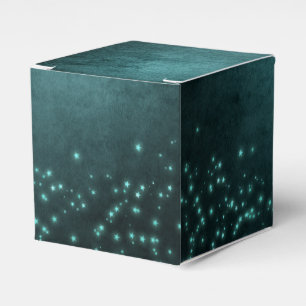 Caixinha De Lembrancinhas Mystic Twilight Stars Brilho verde-claro profund