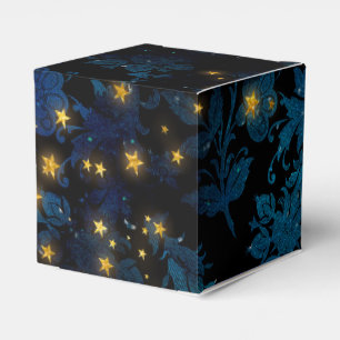 Caixinha De Lembrancinhas Mystical Stars Floral Damask