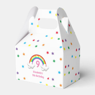 Caixinha De Lembrancinhas Na Nuvem 9! Rainbow Birthday
