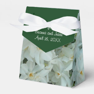 Caixinha De Lembrancinhas Narciso Branco Delicado de Paperwhite Flores