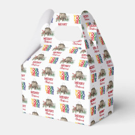 Caixinha De Lembrancinhas Natal do Logotipo Empresarial Russo