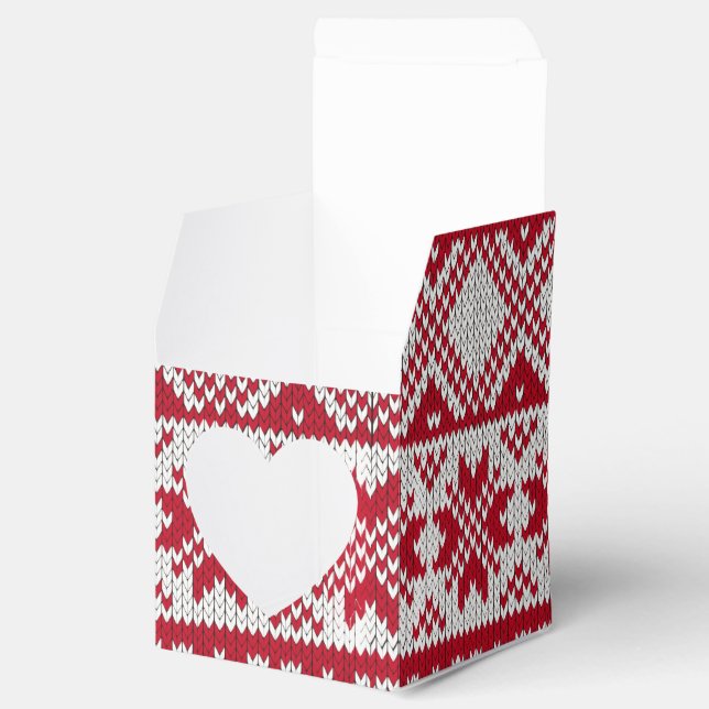 Caixinha De Lembrancinhas Natal Knit (Aberto)