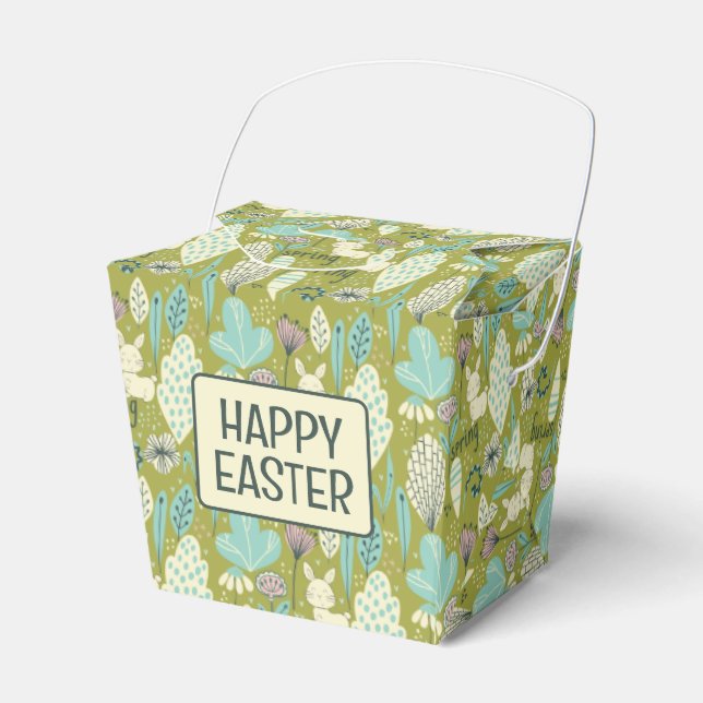 Caixinha De Lembrancinhas Natureza do Coelho primavera (Frente)