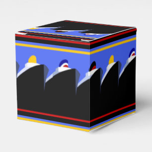 Caixinha De Lembrancinhas Navios de cruzeiro Poster vintage Ocean Liner