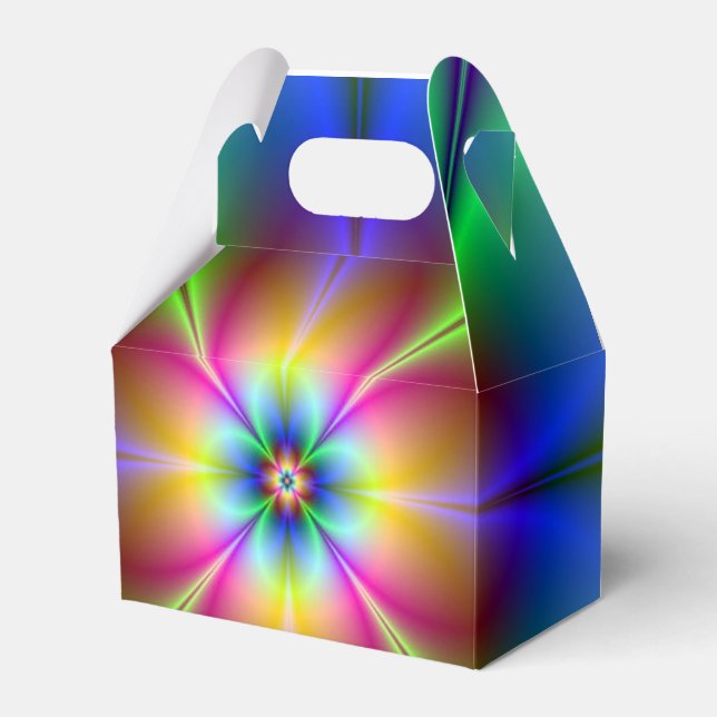 Caixinha De Lembrancinhas Neon Daisy (Frente)