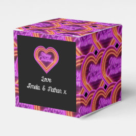Caixinha De Lembrancinhas Neon Merry Christmas Personalizado