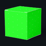 Caixinha De Lembrancinhas Neve branca flocos de neve minúsculos pontos peque<br><div class="desc">Caixa de Favor Presente neve branca flocos de neve minúsculos pontos pequenos verde neon 
Ótimo para presentes de Natal,  Férias e Aniversário</div>
