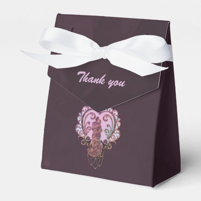 Caixinha De Lembrancinhas No Embrião do Coração. (Frente)