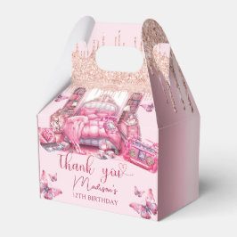 Caixinha De Lembrancinhas Noite de Menina de Sono Rosa Personalizado