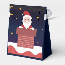 Caixinha De Lembrancinhas Noite de Natal na Chaminé