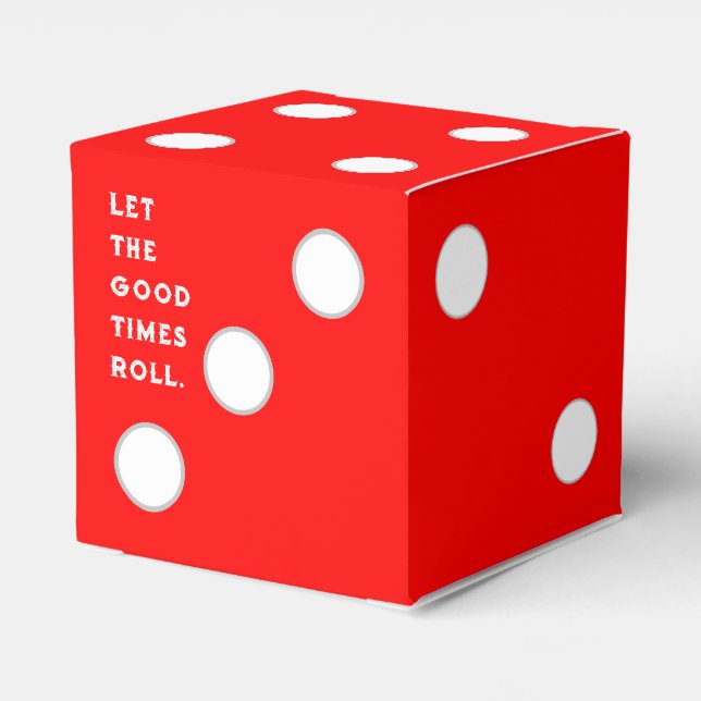 Caixinha De Lembrancinhas Noite do Jogo Bunco (Verso)