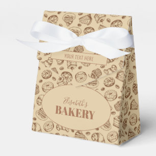 Caixinha De Lembrancinhas Nome do padrão de cookies de Vintage personalizado