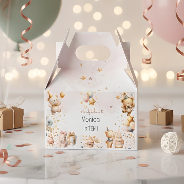 Caixinha De Lembrancinhas Nós acreditamos, aniversário de criança de ursinho (Criador carregado)