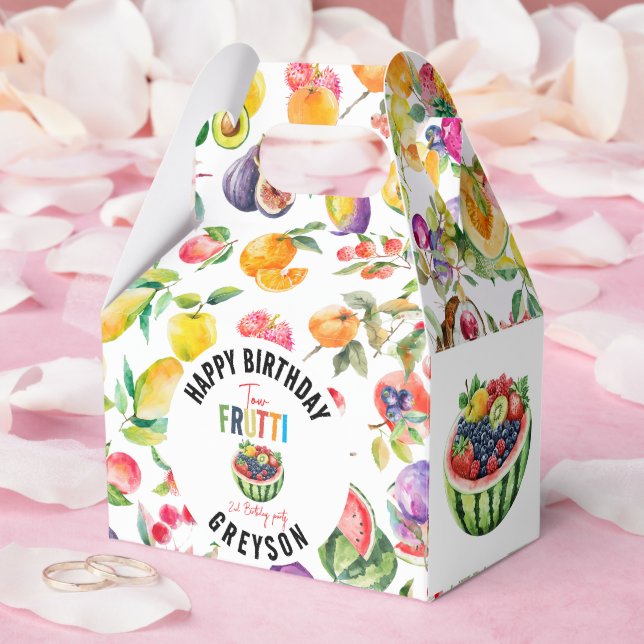 Caixinha De Lembrancinhas Nossa festinha de segundo aniversário (Casamento)